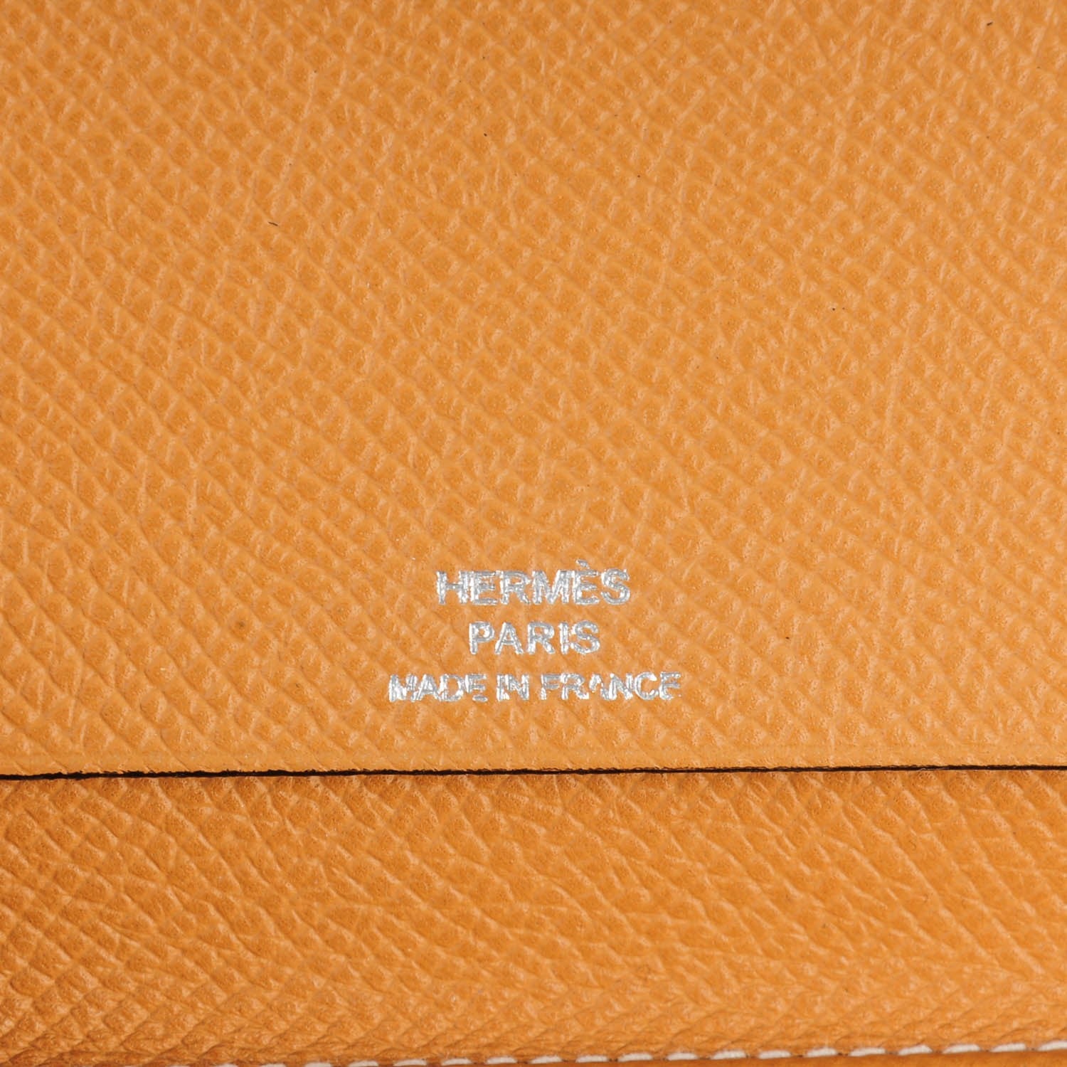 Hermes Chevre Mysore Vision II Agenda Cover Blue Jean Gold 5 of 7