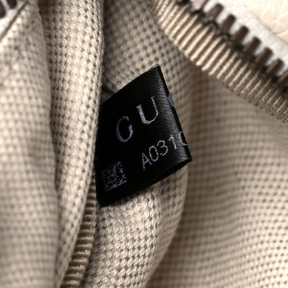 Gucci Grained Calfskin Small Logo Belt Bag White 7 of 10