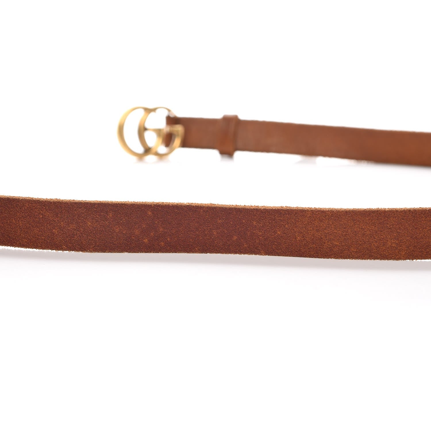 Gucci Faded Calfskin Double G 20mm Belt 80 32 Cuir 6 of 9