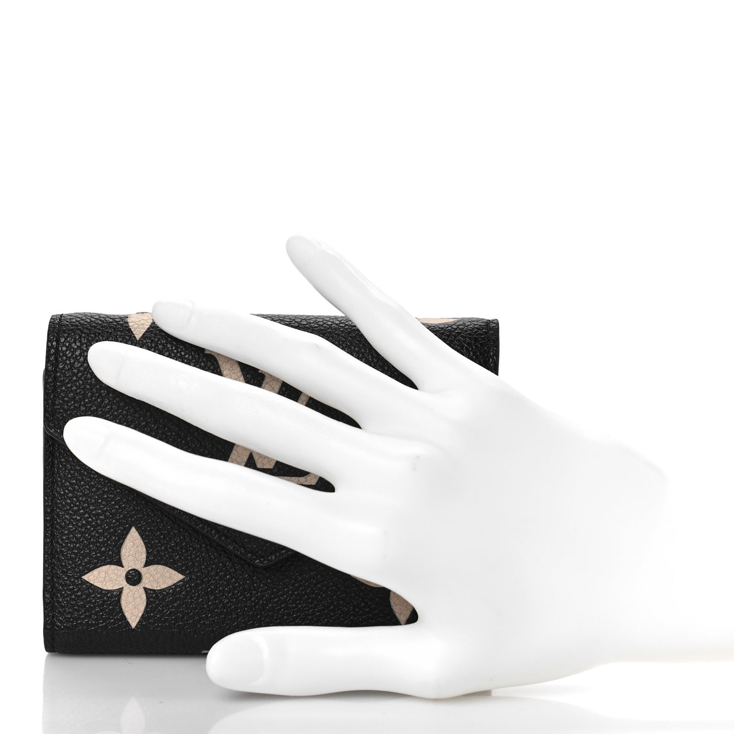 Empreinte Monogram Giant Victorine Wallet Black Beige