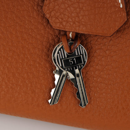Hermes Taurillon Clemence JPG Shoulder Birkin II 42 Gold 11 of 26