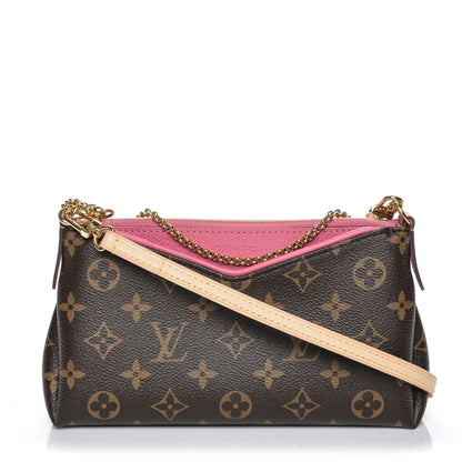 Louis Vuitton Monogram Pallas Clutch Rose Fizzy 1 of 7