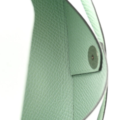 Hermes Epsom Calvi Duo Card Case Vert Peppermint 6 of 7