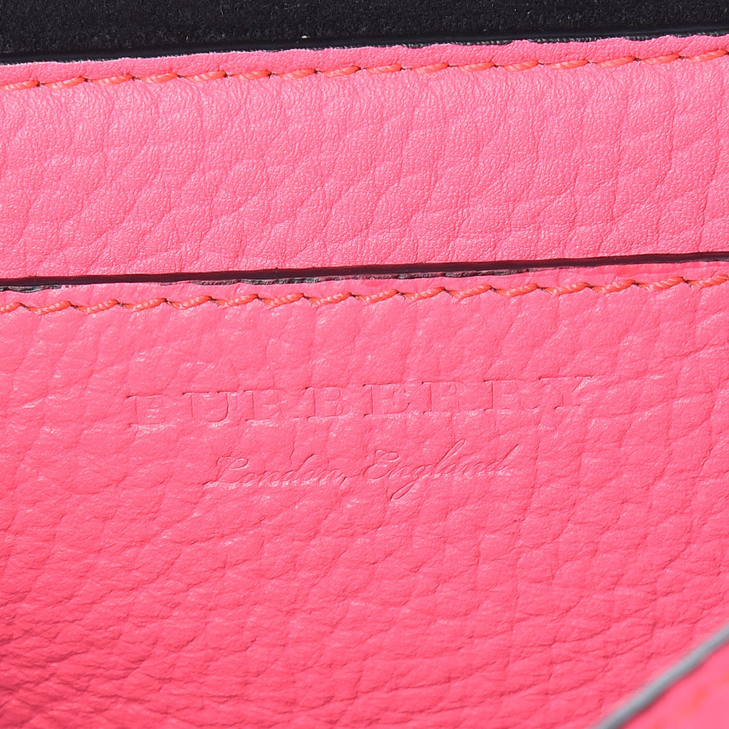 Calfskin Smooth Grain Small Burleigh Crossbody Bag Neon Pink