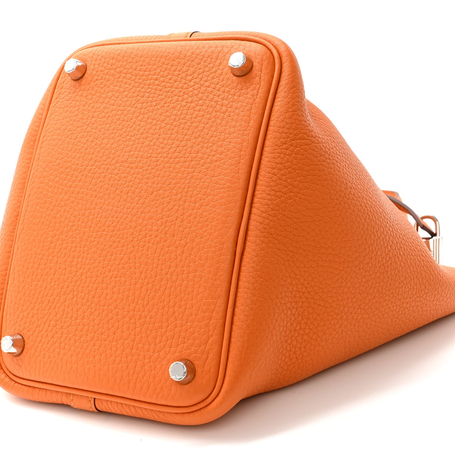Hermes Taurillon Clemence Picotin Lock 18 PM Orange 10 of 10