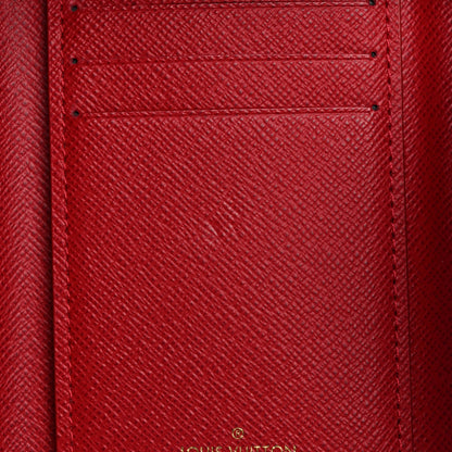Louis Vuitton Damier Ebene Studded Victorine Wallet Cherry 7 of 7