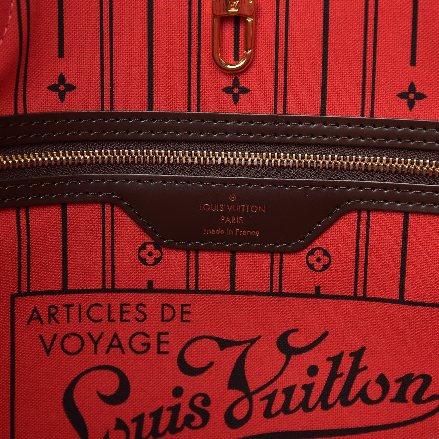 Louis Vuitton Damier Ebene Neverfull MM 5 of 9