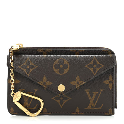 Louis Vuitton Monogram Recto Verso Card Holder Black 1 of 7