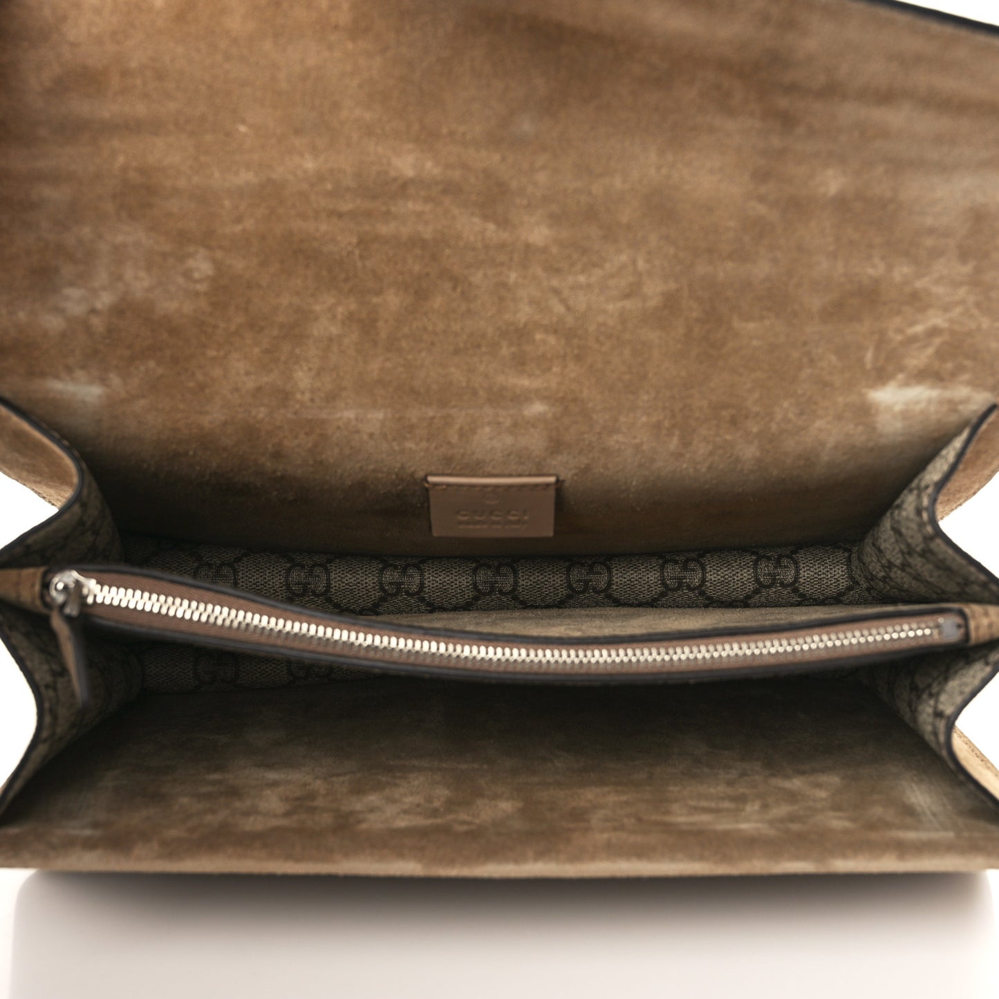 GG Supreme Monogram Small Dionysus Shoulder Bag Taupe