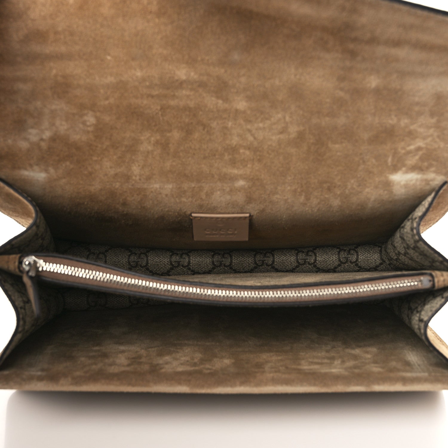 Gucci GG Supreme Monogram Small Dionysus Shoulder Bag Taupe 5 of 11