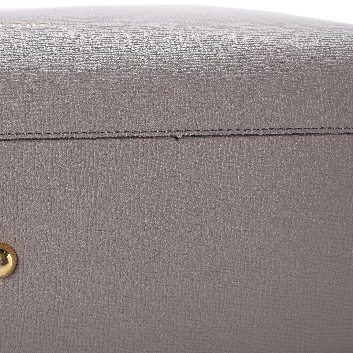 Grainy Calfskin House Check Large Banner Tote Grey