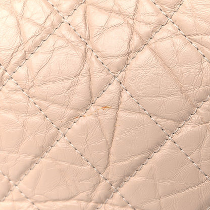 Chanel Aged Calfskin Quilted Gabrielle Backpack Beige Black 10 of 11