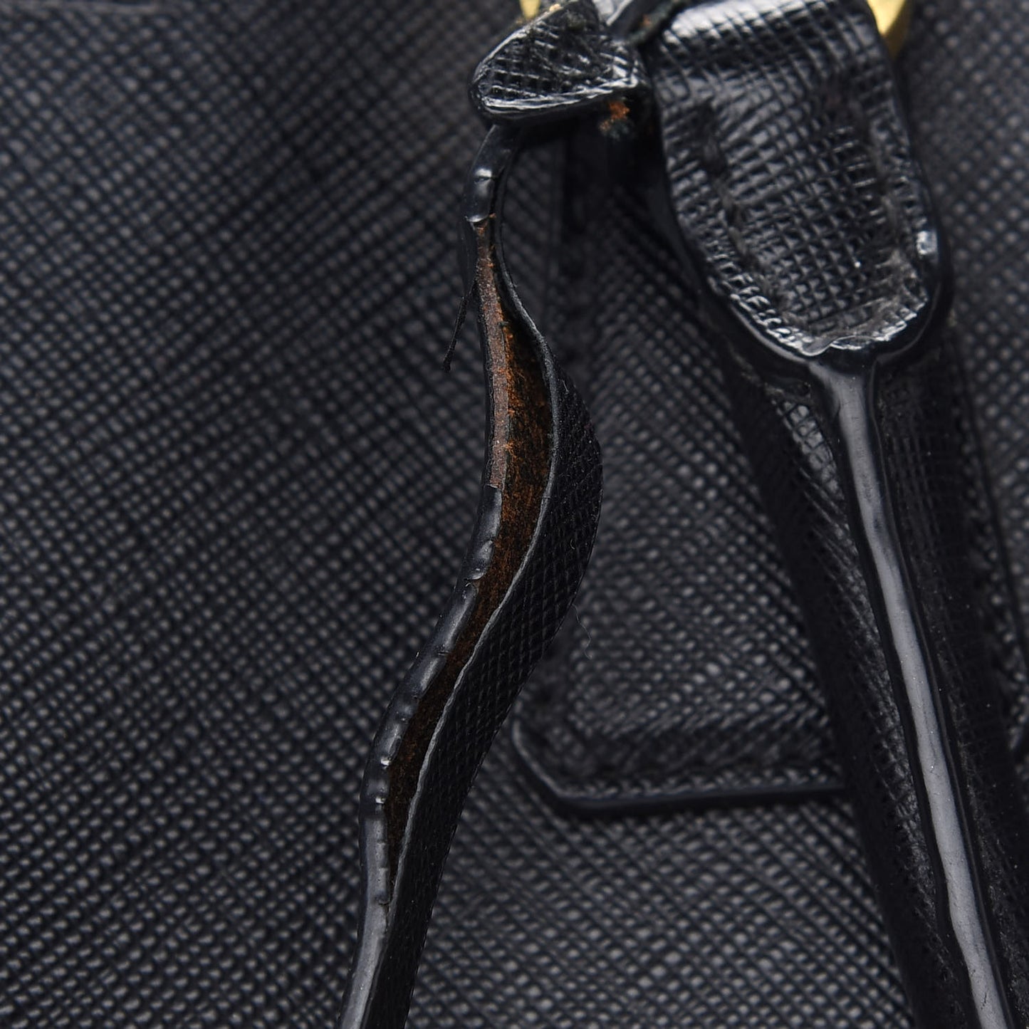 Saffiano Lux Large Tote Black