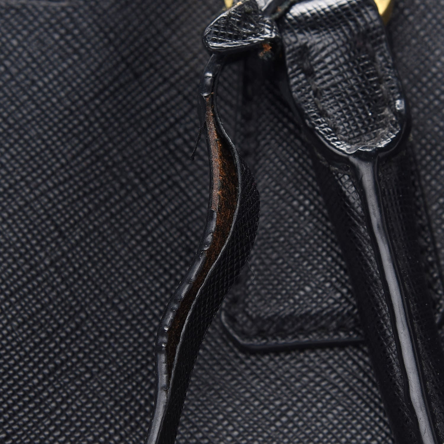 Prada Saffiano Lux Large Tote Black 9 of 11