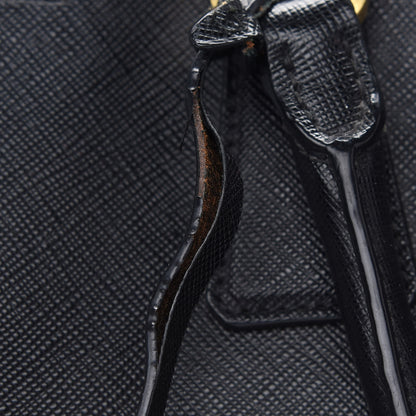 Prada Saffiano Lux Large Tote Black 9 of 11