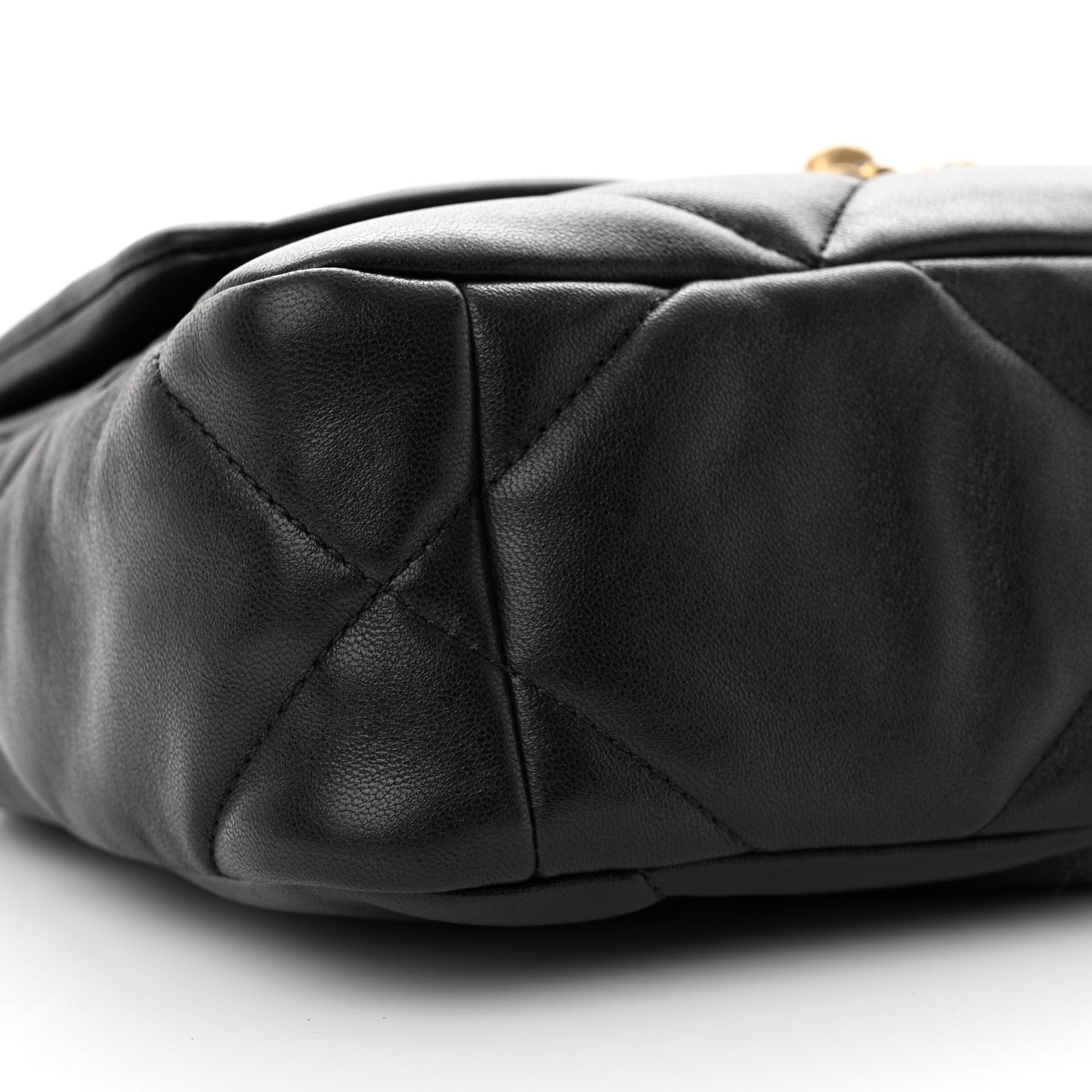 Chanel Lambskin Quilted Medium Chanel 19 Flap Black 9 of 10