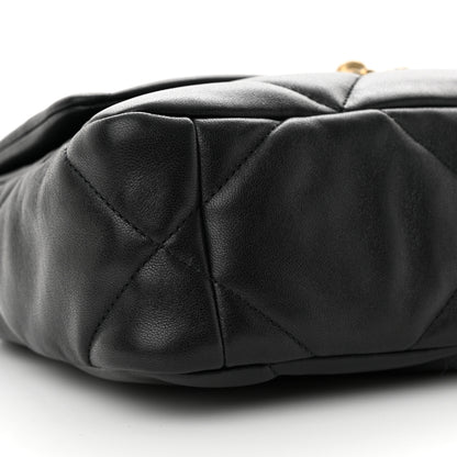 Chanel Lambskin Quilted Medium Chanel 19 Flap Black 9 of 10