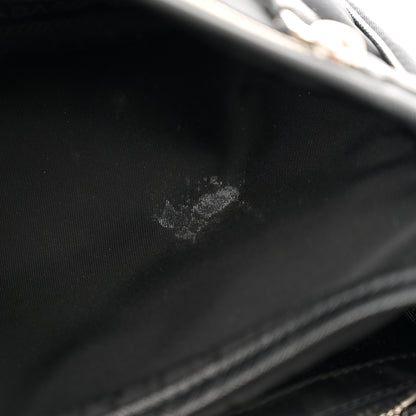Prada Re-Nylon Saffiano Pocket Double Snap Buckle Shoulder Bag Black 11 of 14