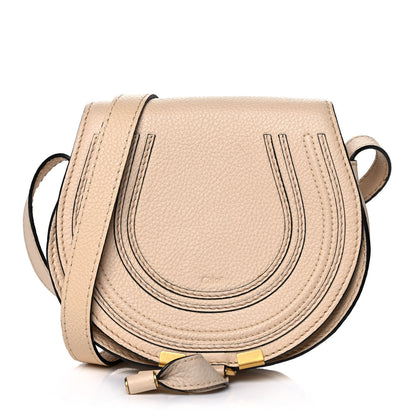 Chloe Calfskin Mini Marcie Round Crossbody Bag Nude 1 of 11