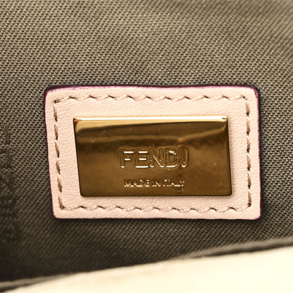 Fendi Vitello Dolce Calf Hair Studded Mini 3Baguette Shoulder Bag Light Pink 6 of 11