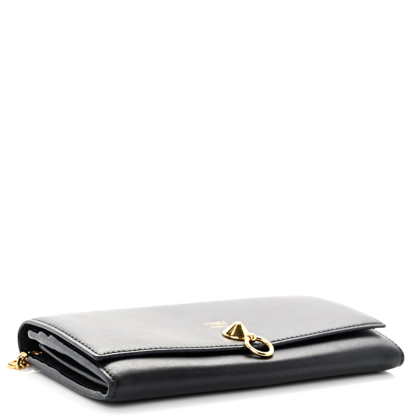 Vitello Liberty Century Lucido By The Way Continental Wallet On Chain Black