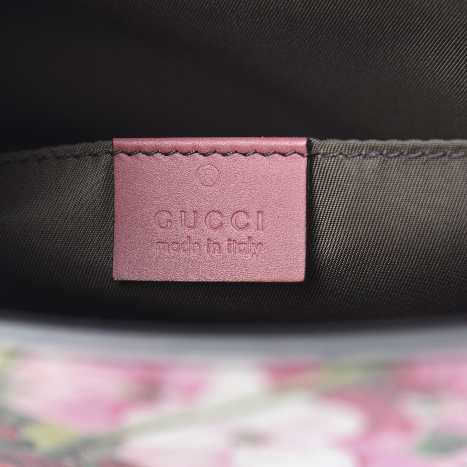 Gucci GG Supreme Monogram Blooms Large Cosmetic Case Beige Multicolor Dry Rose 6 of 9