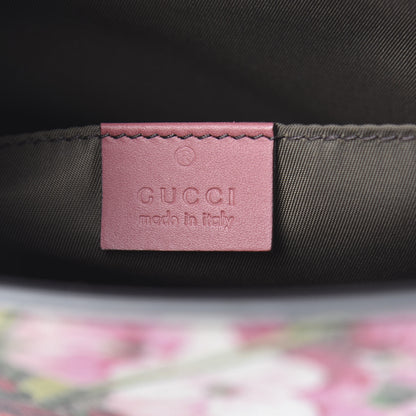 Gucci GG Supreme Monogram Blooms Large Cosmetic Case Beige Multicolor Dry Rose 6 of 9