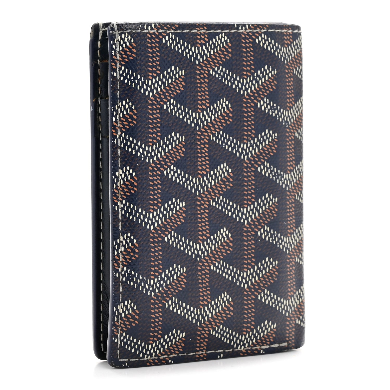 Goyard Goyardine Saint Pierre Card Holder Navy 3 of 9