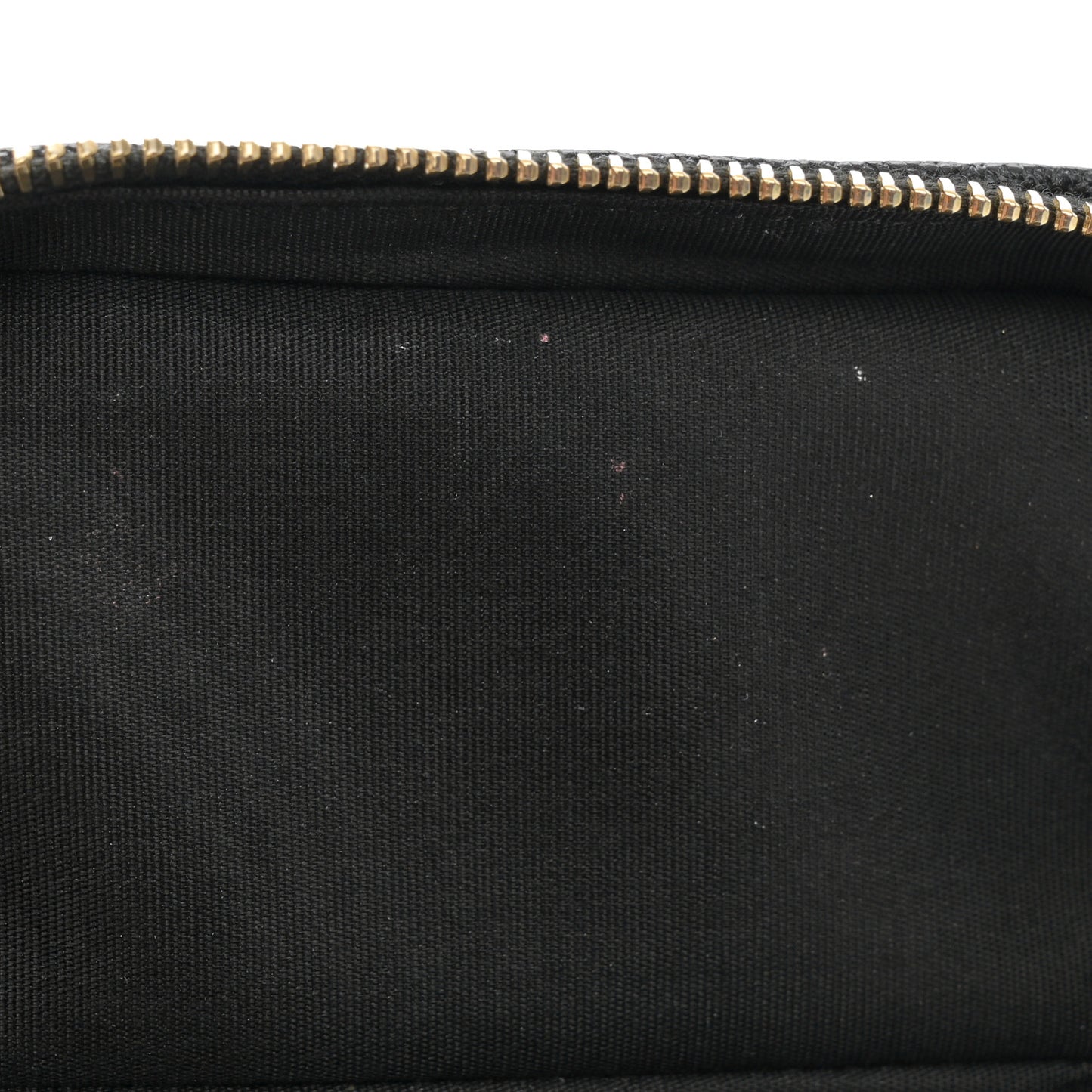 Caviar Quilted Mini Top Handle Vanity With Chain Black