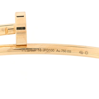 Cartier 18K Yellow Gold Small Juste Un Clou Bracelet 16 3 of 4