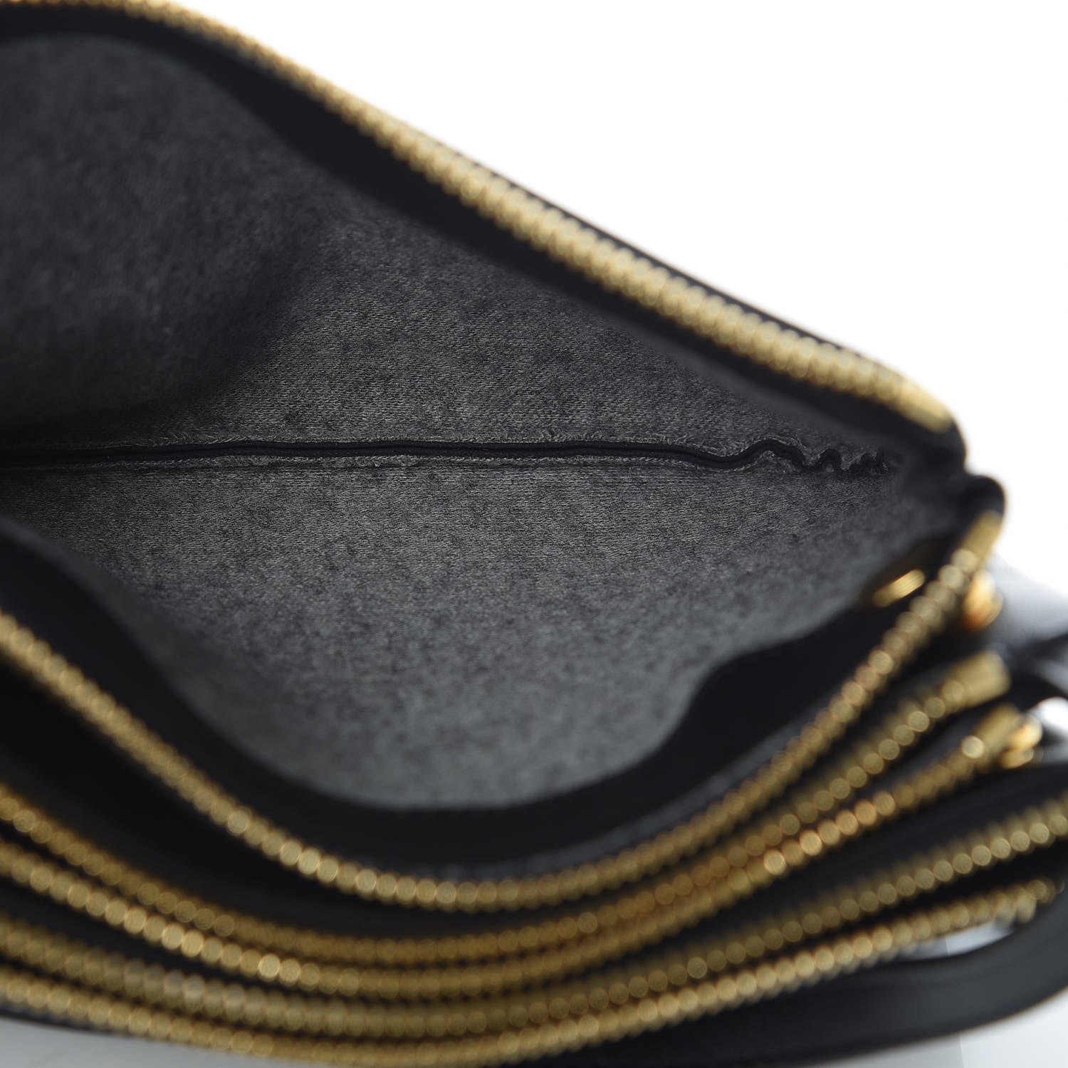 Celine Lambskin Small Trio Crossbody Bag Black 7 of 10