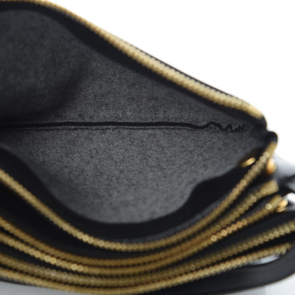 Celine Lambskin Small Trio Crossbody Bag Black 7 of 10