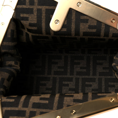 Fendi Shiny Nappa Snakeskin Small Fendi First Rosa Confetto Cipria 5 of 9