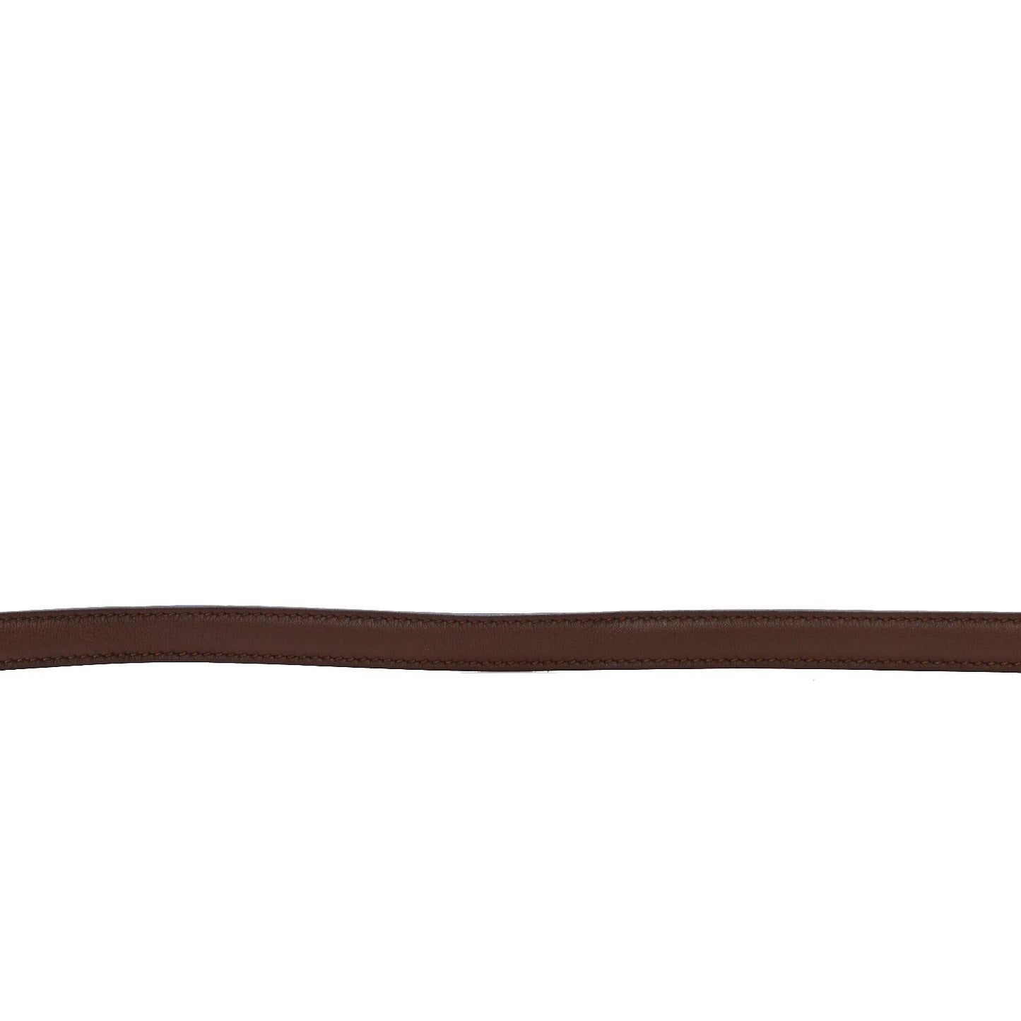 Moon Calfskin Nickel Interlocking G 20mm Belt 80 32 Brown