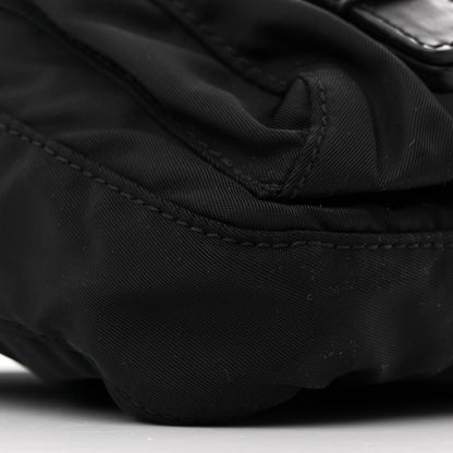 Prada Tessuto Nylon Saffiano Belt Bag Black 9 of 10
