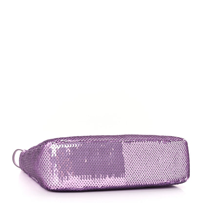 Prada Paillettes Sequin Mini Re-Edition 2000 Bag Lilium Black 4 of 9