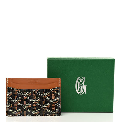 Goyard Goyardine Saint Sulpice Card Holder Black Gold 8 of 8