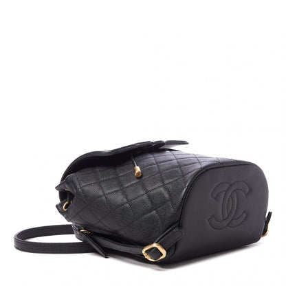 Chanel Caviar Quilted Small Filigree Backpack Black 3 of 9