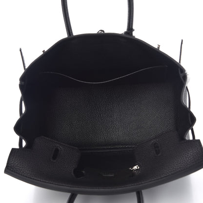 Hermes Togo Birkin 25 Black 5 of 8