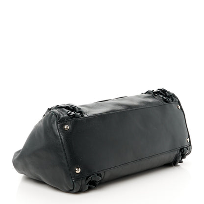 Chanel Calfskin Modern Chain Rhodoid East West Tote Black 4 of 10