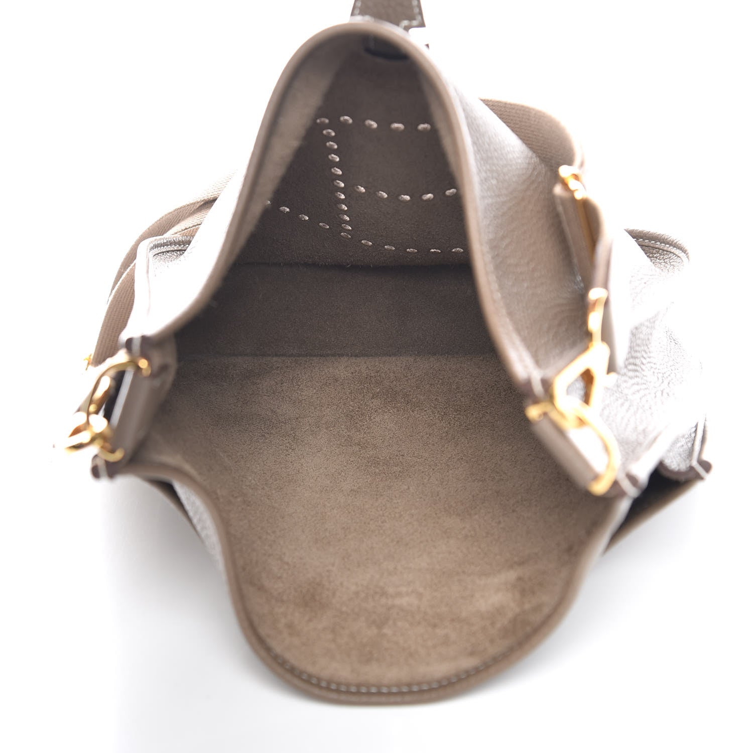 Hermes Taurillon Clemence Evelyne III PM Etoupe 5 of 10