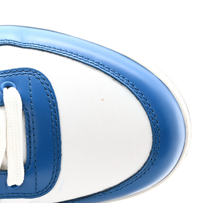 Prada Vitello Sport Spazzolato Rois Triangle Logo Downtown Low Top 30mm Sneakers 9.5 12 of 14