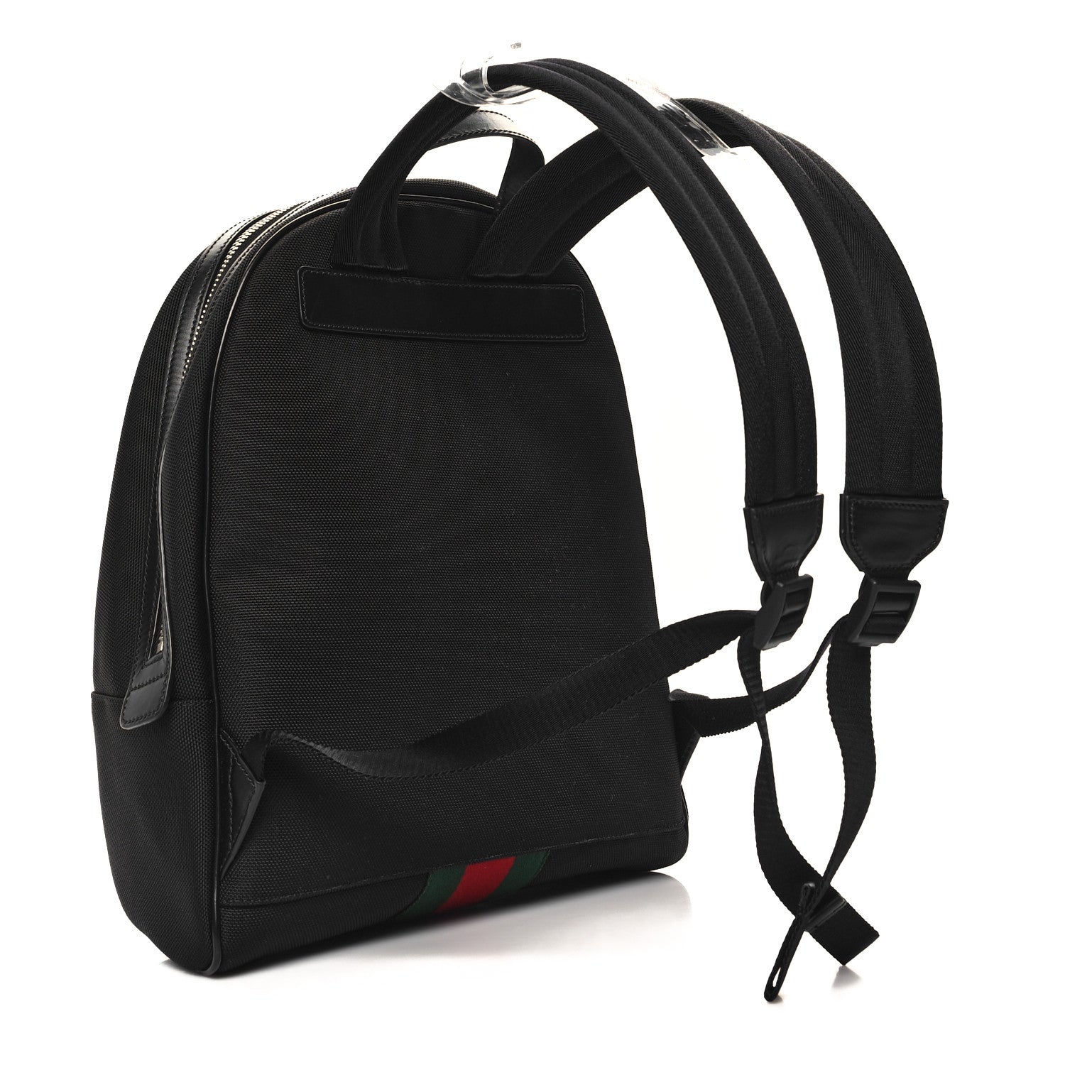 Gucci Techno Canvas Web Backpack Black 3 of 10