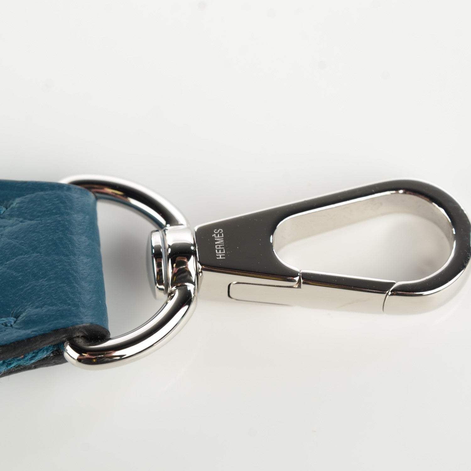 Hermes Taurillon Clemence Evelyne TPM Colvert Turquoise 6 of 9