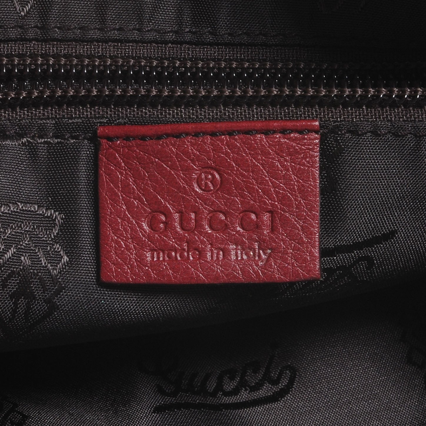 Gucci Guccissima Small Shoulder Bag Cherry 6 of 8