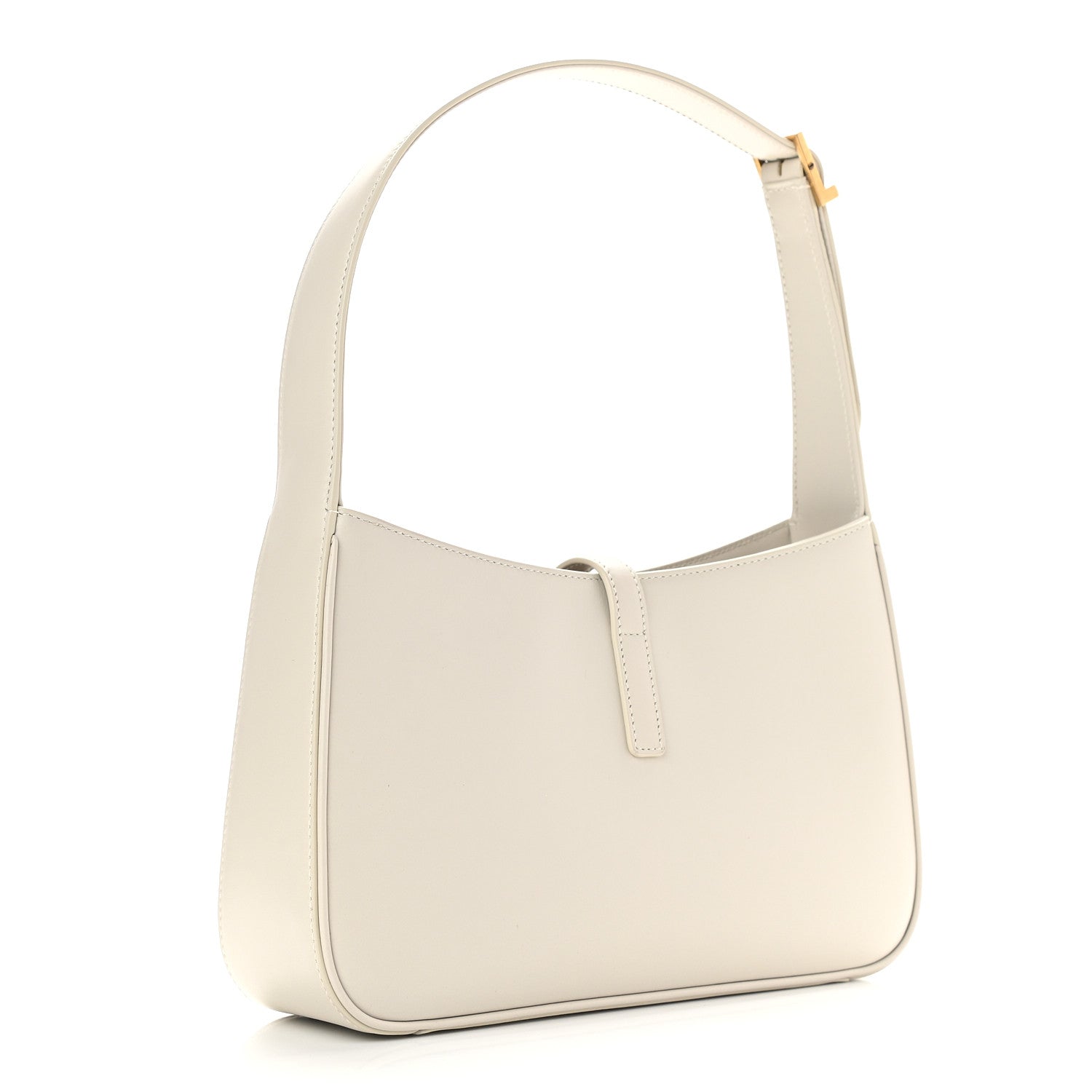Saint Laurent Smooth Calfskin Le 5 A 7 Hobo Blanc Vintage 3 of 8