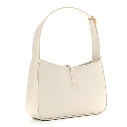 Saint Laurent Smooth Calfskin Le 5 A 7 Hobo Blanc Vintage 3 of 8