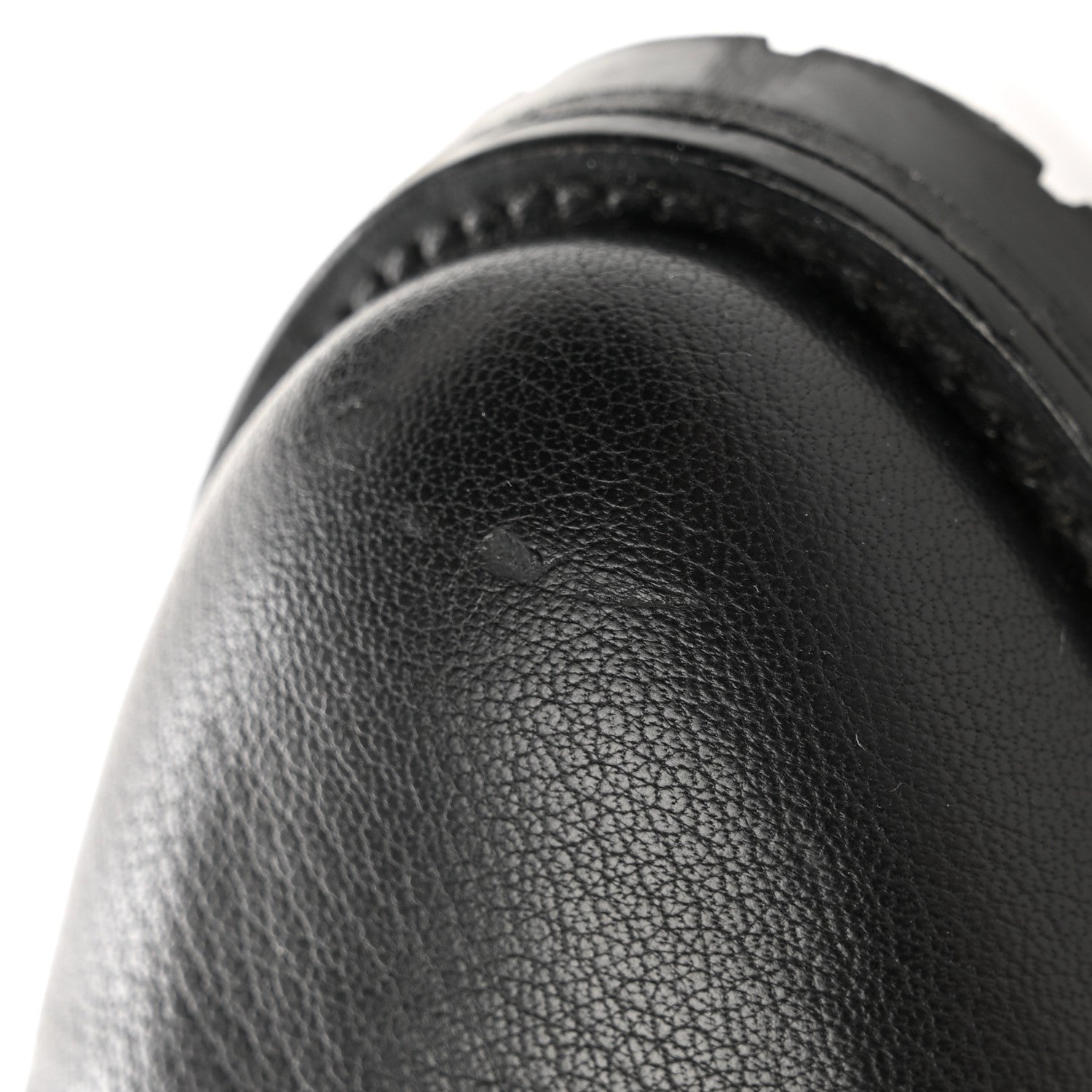 Jimmy Choo Grainy Calfskin Crystal Bren Flat Ankle Booties 36.5 Black 12 of 12
