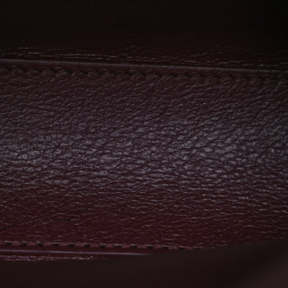 Saint Laurent Grain de Poudre Medium Classic Monogram Cassandra Top Handle Crema Soft Rouge Legion 6 of 20