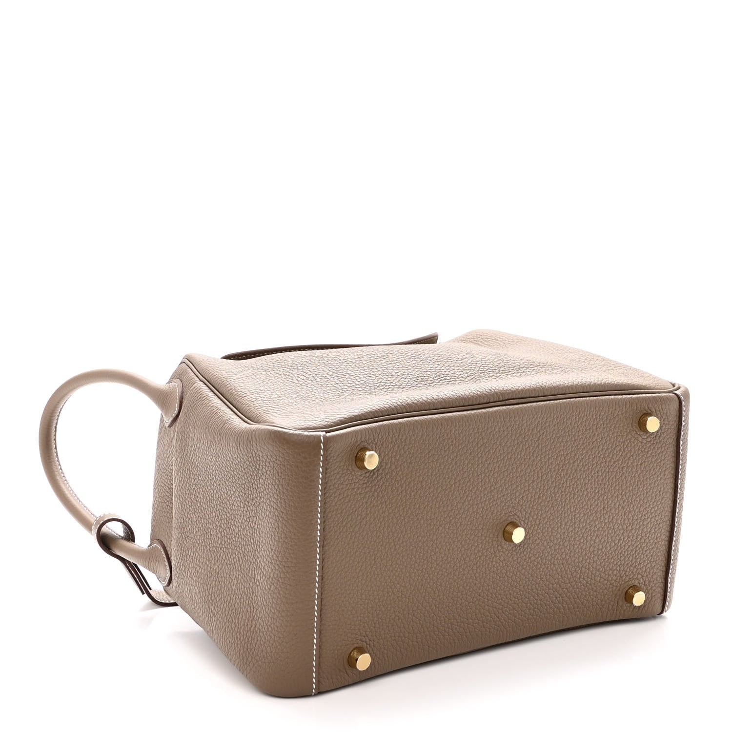Hermes Taurillon Clemence Lindy 30 Etoupe 4 of 10